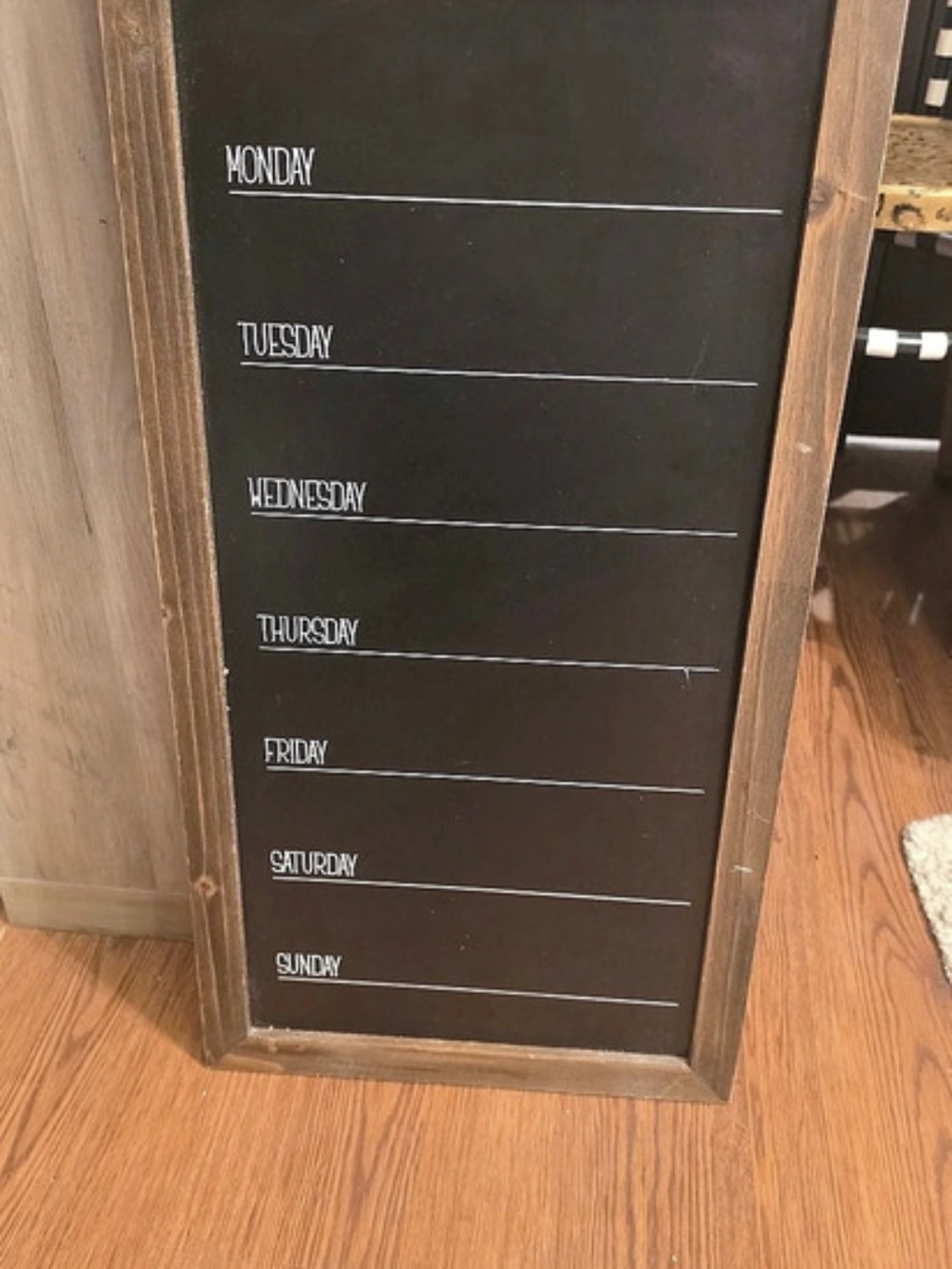 Hobby Lobby Framed Chalkboard Menu Sign Brown & Black